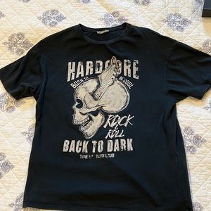 Vitage ZARA scull tshirt slightly oversized